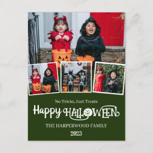 Cartes Pour Fêtes Annuelles Boo citrouille jack-o-lanterne Halloween Collage p