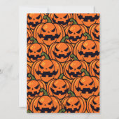 Cartes Pour Fêtes Annuelles Boo citrouille jack-o-lanterne Halloween Collage p (Dos)