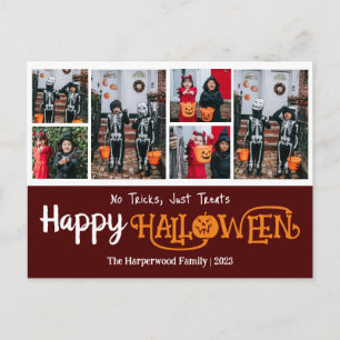 Cartes Pour Fêtes Annuelles Boo citrouille jack-o-lanterne Halloween Collage p