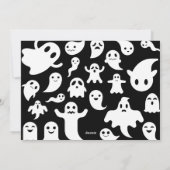 Cartes Pour Fêtes Annuelles Boo de l'équipe | Photo dorée Halloween Moderne Ré (Dos)