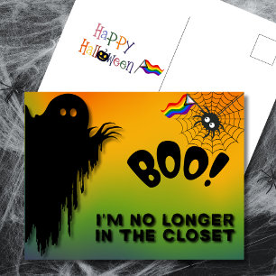 Cartes Pour Fêtes Annuelles Boo ! Je ne suis plus dans l'Halloween de la Fiert