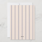 Cartes Pour Fêtes Annuelles Bordure En vichy (Dos)