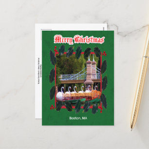 Cartes Pour Fêtes Annuelles Boston, MA - Joyeux Noël