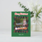 Cartes Pour Fêtes Annuelles Boston, MA - Joyeux Noël (Debout devant)