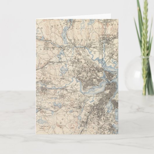 Cartes Pour Fêtes Annuelles Boston, Massachusetts (Devant)