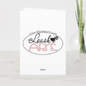 Cartes Pour Fêtes Annuelles Boston Terrier Joyeux Howlidays (Dos)