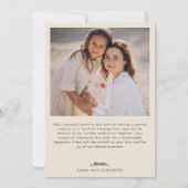 Cartes Pour Fêtes Annuelles Botanique Eucalyptus Verdure Noël personnalisé (Dos)