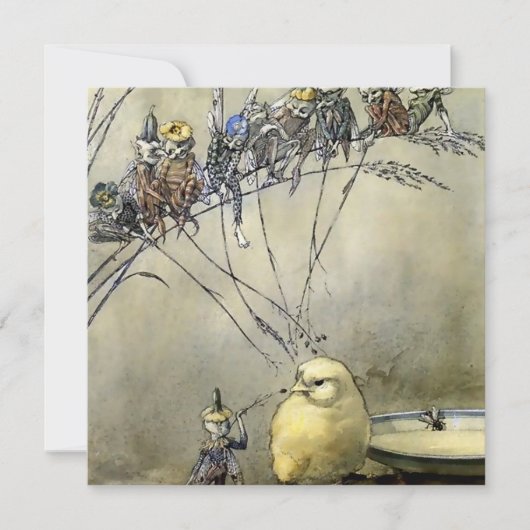 Cartes Pour Fêtes Annuelles “Bother the Gnat” by A Duncan Carse (Devant)