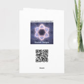 Cartes Pour Fêtes Annuelles Bouclier Maccabee Et Paroles (Dos)