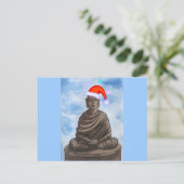 Cartes Pour Fêtes Annuelles Bouddha de Noël ! (Debout devant)