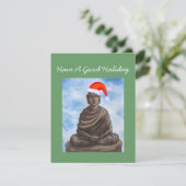Cartes Pour Fêtes Annuelles Bouddha de Noël ! (Debout devant)