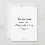 Cartes Pour Fêtes Annuelles Bouddha de Noël avec arbre ! (Dos)