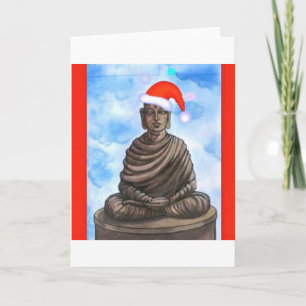 Cartes Pour Fêtes Annuelles Bouddhisme - Bouddha - Joyeux Casquette de Noël