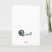 Cartes Pour Fêtes Annuelles Bougie (brun) (Dos)