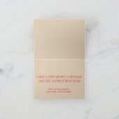 Cartes Pour Fêtes Annuelles Bougie de Noël (Intérieur)