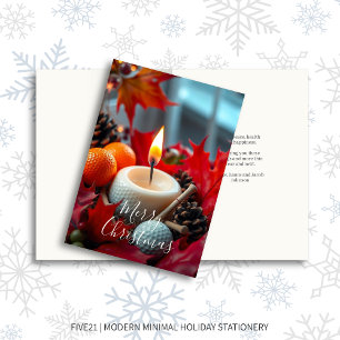 Cartes Pour Fêtes Annuelles Bougie de Noël de golf