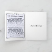 Cartes Pour Fêtes Annuelles Bougie de Noël (pourpre) (Intérieur)