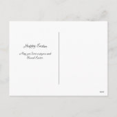 Cartes Pour Fêtes Annuelles Bougie de Pâques rose (Dos)