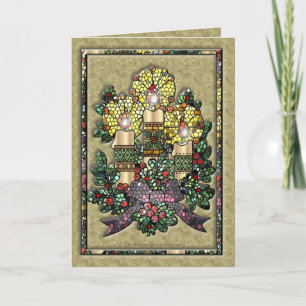 Cartes Pour Fêtes Annuelles Bougies