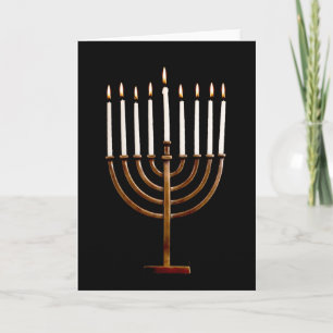 Cartes Pour Fêtes Annuelles Bougies de Hanoukka Chanukah Hanukah Hannukah
