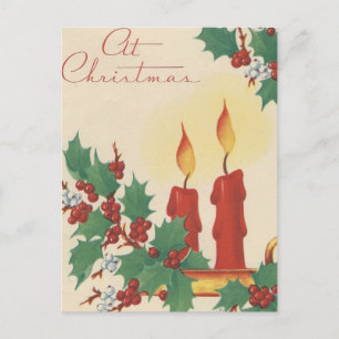 Cartes Pour Fêtes Annuelles Bougies de Noël