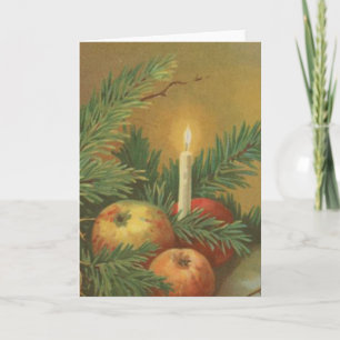 Cartes Pour Fêtes Annuelles Bougies de Noël et décoration