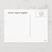 Cartes Pour Fêtes Annuelles Bougies de Yule du solstice d'hiver dans la neige (Dos)