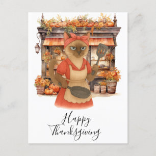 Cartes Pour Fêtes Annuelles Boulangerie Thanksgiving Automne thème pour les Am