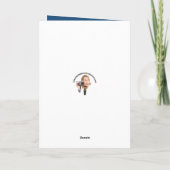 Cartes Pour Fêtes Annuelles Boule à neige avec photo personnalisée Joyeux Noël (Dos)