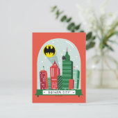 Cartes Pour Fêtes Annuelles Boule à neige graphique de Gotham City™ avec Batma (Debout devant)