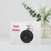 Cartes Pour Fêtes Annuelles boule de bowling Salutation de vacances (Debout devant)