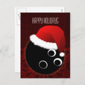 Cartes Pour Fêtes Annuelles boule de bowling Salutation de vacances (Devant / Derrière)