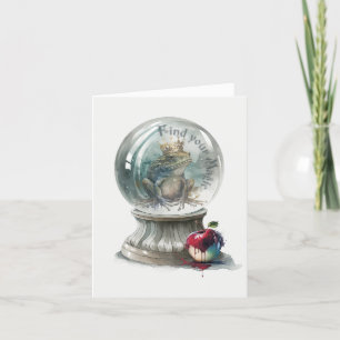 Cartes Pour Fêtes Annuelles Boule de cristal Prince Grenouille