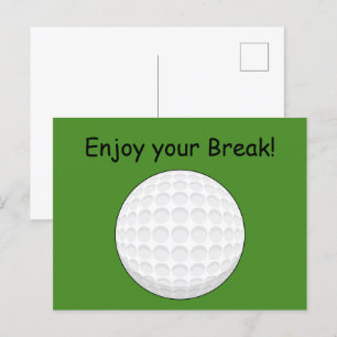 Cartes Pour Fêtes Annuelles Boule de golf Personnaliser