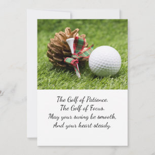 Cartes Pour Fêtes Annuelles Boule de golf pour Noël