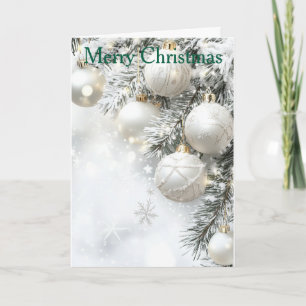 Cartes Pour Fêtes Annuelles Boule de Noël