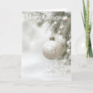 Cartes Pour Fêtes Annuelles Boule de Noël