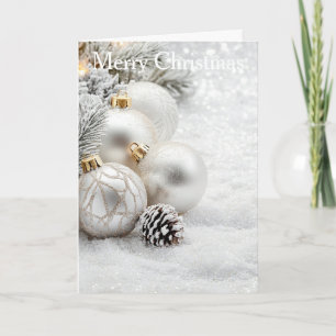 Cartes Pour Fêtes Annuelles Boule de Noël