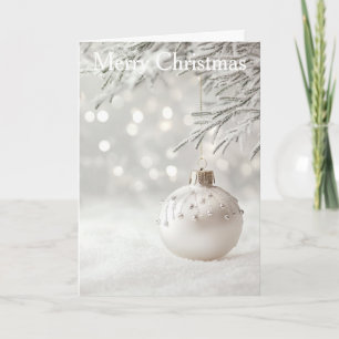 Cartes Pour Fêtes Annuelles Boule de Noël