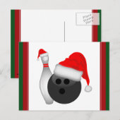 Cartes Pour Fêtes Annuelles Boule de Noël et épingle (Devant / Derrière)