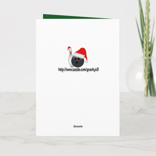 Cartes Pour Fêtes Annuelles Boule de Noël et épingle (Dos)