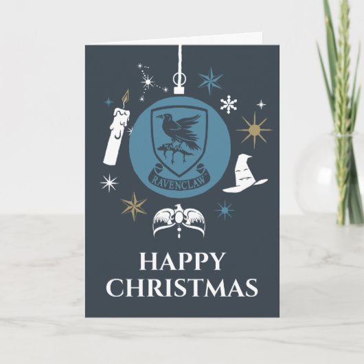 Cartes Pour Fêtes Annuelles Boule de Noël graphique RAVENCLAW™ (Devant)