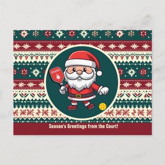 Cartes Pour Fêtes Annuelles Boule de Noël 🎅 personnalisable (Devant)