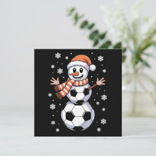 Cartes Pour Fêtes Annuelles Boules de football de Noël drôles d'arbre comme bo