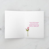 Cartes Pour Fêtes Annuelles Bouquet d'amour (Intérieur)