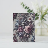 Cartes Pour Fêtes Annuelles Bouquet de Baphomet - gothique victorien (Debout devant)