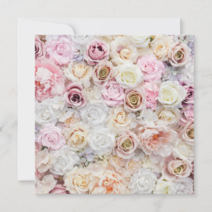 Cartes Pour Fêtes Annuelles Bouquet de fleurs
