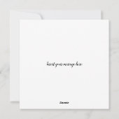 Cartes Pour Fêtes Annuelles Bouquet de fleurs d'aquarelle (Dos)