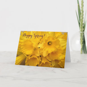 Cartes Pour Fêtes Annuelles Bouquet de jonquilles Pâques