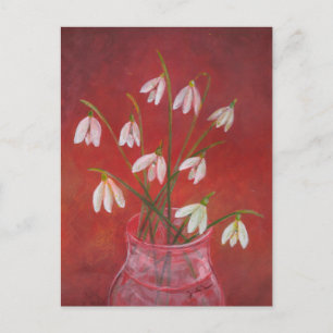 Cartes Pour Fêtes Annuelles Bouquet de snowdrops